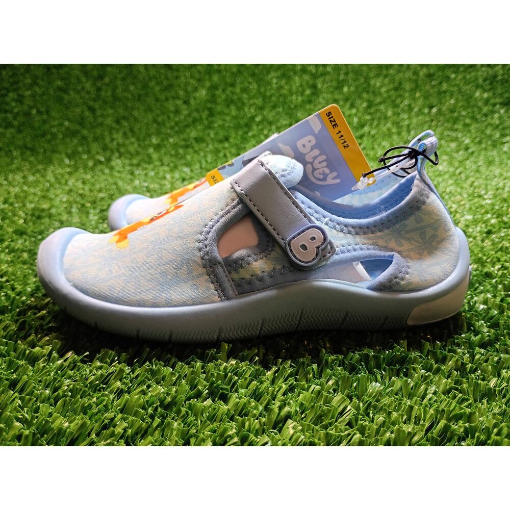 Bluey & Bingo Toddler Water Shoes - Light Blue, Size 11/12 - Picture 3 of 7